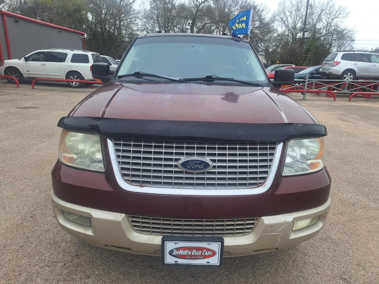 2006 BROWN /Brown Leather FORD EXPEDITION Eddie Bauer 2WD (1FMPU17596L) with an 5.4L V8 SOHC 16V engine, 4-Speed Automatic Overdrive transmission, located at 900 East Davis Street, Conroe, TX, 77301, (936) 539-9909, 30.314880, -95.446770 - Photo#7